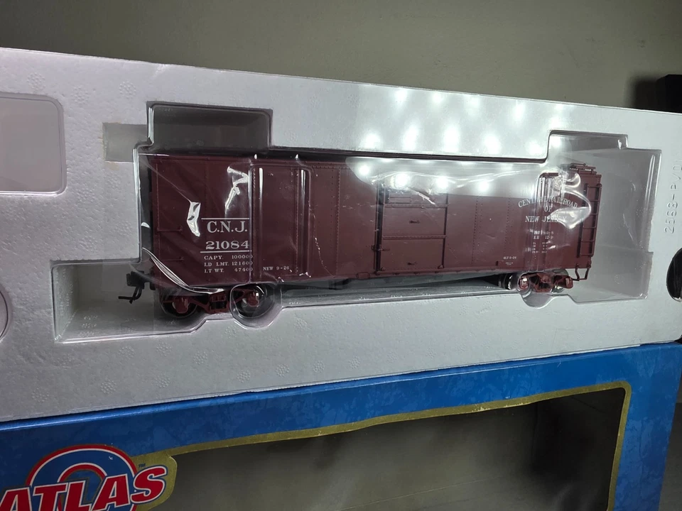 ATLAS #9752-3 Jersey Central "1923" ARA 40' Steel Box Car +++ BRAND NEW +++ OB - Image 2 of 3
