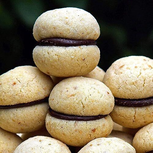 Italian Authentic Baci Di Dama Cookies 20 (Lady’s Kisses), Ship 2nd Day Air - Picture 1 of 8