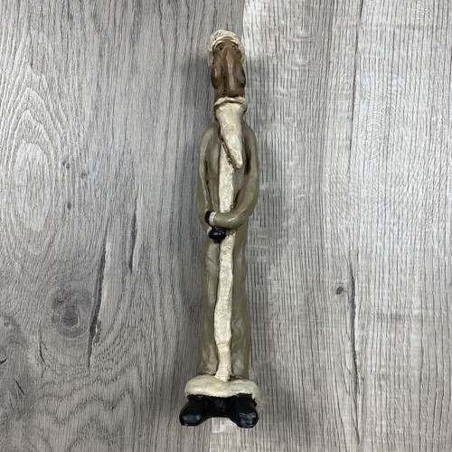 Vintage handgeschnitzter alter Mann Schamane Zauberer aus Holz - Bild 4 von 14