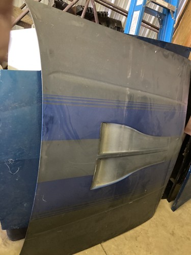 1982-92 Camaro Z-28 Iroc Fiberglass hood + Crossfire Air Induction GM Original  - Picture 3 of 10