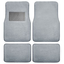 Fh Group Universal Fit 4pcs Carpet Car Floor Mats For Auto Suv Truck - Gray Fh Group Universal Fit 4pcs Carpet Car Floor Mats For Auto Suv Truck - Gray