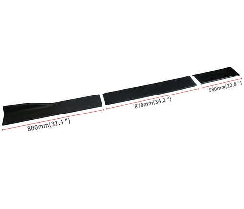 For BMW 3 series F30 E90 Side Skirt Rocker Lip Rear Splitter Side Apron Winglet - Picture 9 of 17