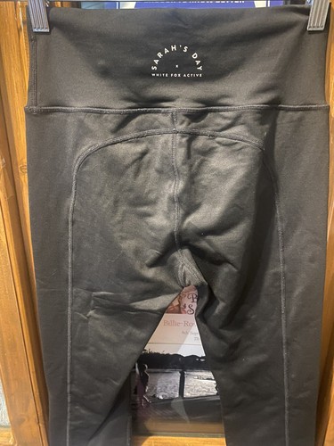 Sarah S Day White Fox Active Womens Size M 10 Ladies Leggings 3/4 Pants Yoga Gym - Picture 4 of 4