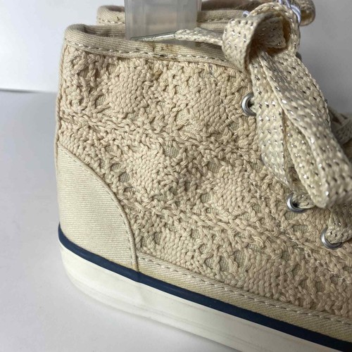 Niños Place Niñas Encaje Crochet Top Alto Encaje Marfil Zapatos Talla 11 Nuevos con Etiquetas - Imagen 3 de 7