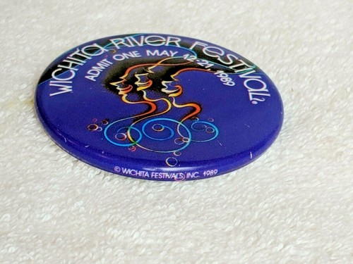 Wichita River Festival Button von 1989 - Traumhafter Zustand & sofort lieferbar! - Bild 3 von 12