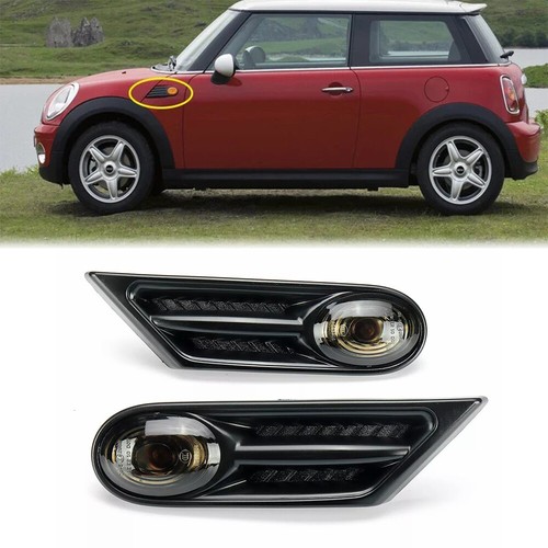 Paar Seitenblinklichtverstärker Scuttle Trim Kit für BMW MiNi R56 R57 2007-2013 - Bild 5 von 12