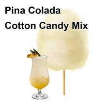 PINA COLADA COTTON CANDY FLAVOR mix w/ SUGAR FLAVORING FLOSSINE FLAVOR #1