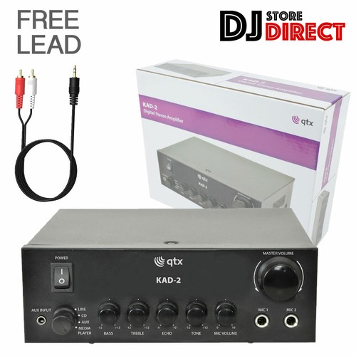 QTX KAD2 55W Compact 2 channel DIGITAL STEREO Monitor Speaker