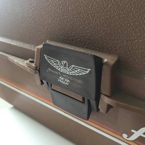 Vintage Fenwick 1060 3 Tray Tackle Box Brown Fishing Storage Compartments - Picture 2 of 14