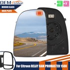 Left Side Mirror Glass Upper Heated Convex For RAM PROMASTER 1500 2500 2013 - 22