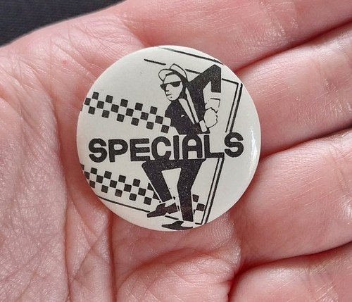 RARE Vintage The Specials Punk 2 Tone Ska Rock Band Pin Button Badge Pinback - Picture 1 of 7