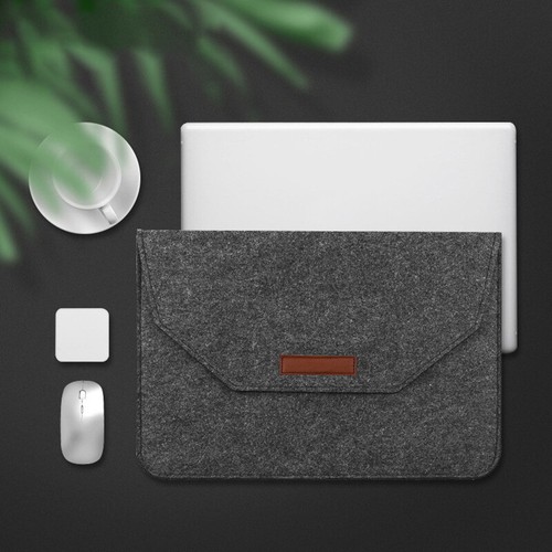Laptop Wool Felt Bag Sleeve Cover 13 Inch For Macbook Notebook With Mousepad Bag - Photo 15/20