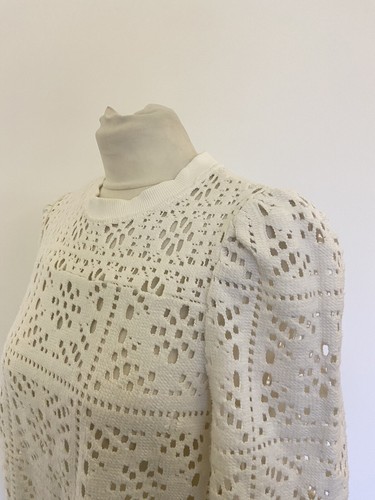 See By Chloé White Cut Put Detail Blouse Large - Bild 5 von 13