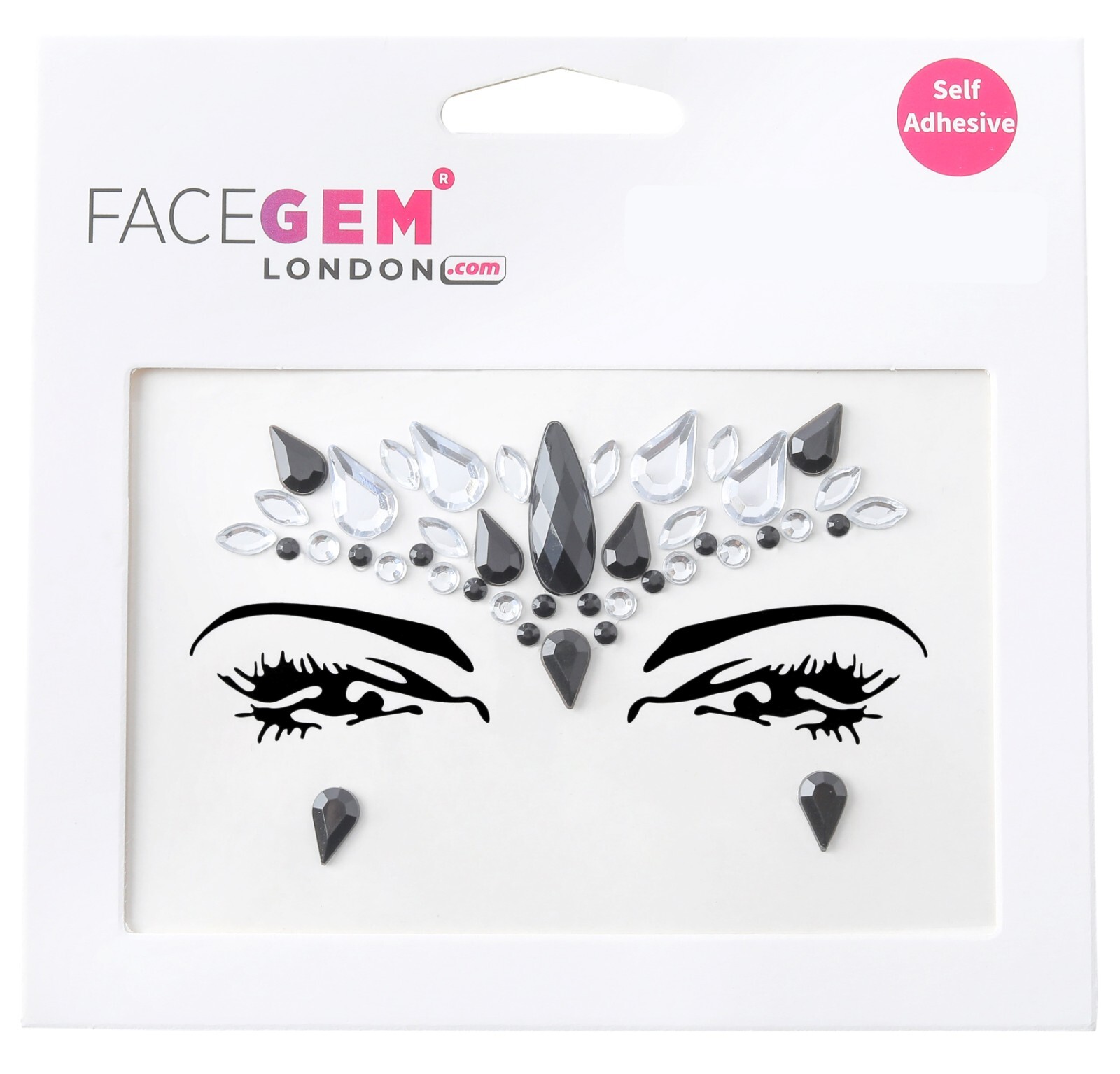 Face Gems Adhesive Glitter Jewel Tattoo Festival Rave Party Body Make - Picture 73 of 117