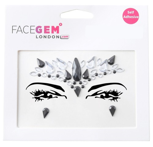 Gemas faciales adhesivas brillo joya tatuaje festival rave fiesta cuerpo hacer cara joya - Imagen 54 de 101