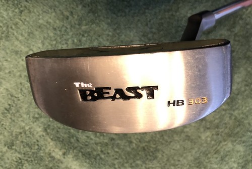 HIPPO "The BEAST" HB303 Putter, RH, 35", Steel Shaft, w/Headcover, Nice Putter** - Picture 2 of 13