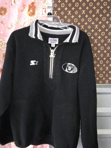 raiders starter pullover jacket