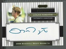 Logan Forsythe 2008 Razor Signature Series AU 0633/1499 Card# 173