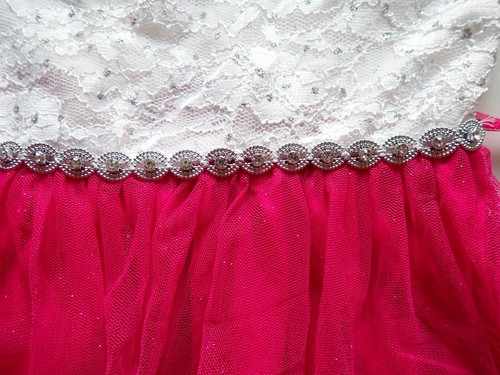 Girls Speechless Dress Size 12 Sleeveless Special Occasion White Magenta Pink - Picture 7 of 13