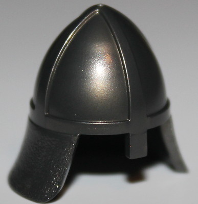 Headgear Castle NEW LEGO Helmet Neck nose Protector Dark Pearl Gray x 1