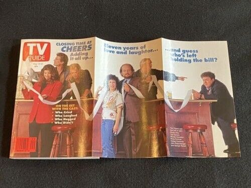 TV Guide Cheers Final Episode #2094 - May 15-21, 1993 Ted Danson Kirstie Alley - Picture 2 of 4
