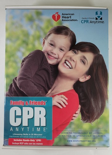 Familie und Freunde HLW Jederzeit Mini Anne/Puppe DVD komplettes Trainingsset AHA - Bild 1 von 4