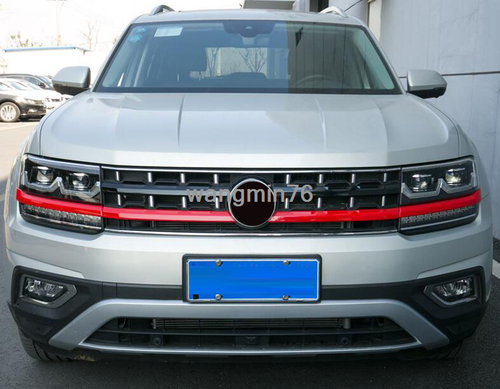 2018-2020 For Volkswagen Atlas V6 ABS Front Center Grille Grill Cover Trim 6pcs - Picture 4 of 4