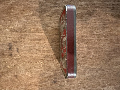 Indian Head Toy Bank Saving Bank Red Tin 1930's - Picture 5 of 7