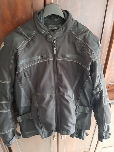 GIUBOTTO MOTO FRANK THOMAS AQUA PORE TITANIUM NERO CON IMBOTTITURA TAGLIA  XL | eBay