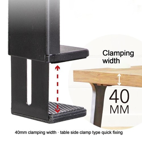 Airplane Phone Holder Portable Travel Stand Support Desk Adjustable C8Q3 - Photo 11 sur 12