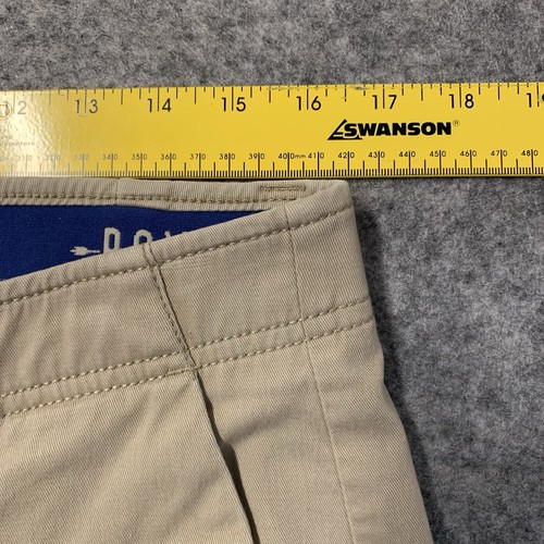 ROWM Pants Mens 34x32 Biege Chinos Straight Flat Front - Picture 14 of 18