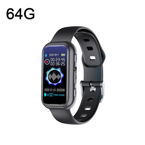 Voice Activated Digital Audio Voice Recorder Bracelet Wrist Watch MP3 Player 64G - Picture 24 of 26