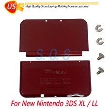 Red A E Cover Shell Housing Front Back Case Fit New Nintendo 3DS XL LL Replace
