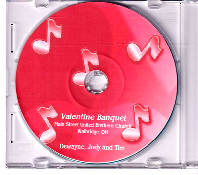 Valentine Banquet Main Street Brethern, Walbridge, Ohio CD