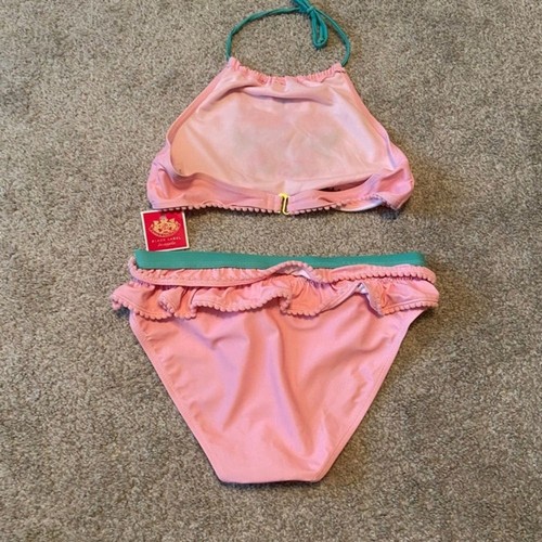 Juicy couture girls Bikini pink size 14 NEW bathing suit - Picture 3 of 3