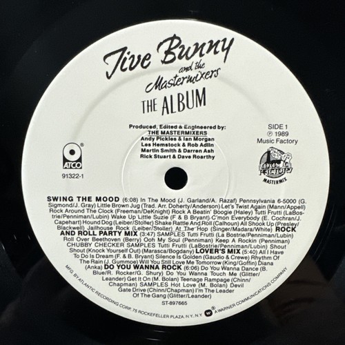Jive Bunny And The Mastermixers / The Album Lp Atco 91322 - Picture 3 of 7