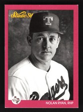 1991 Studio #128 Nolan Ryan - Texas Rangers