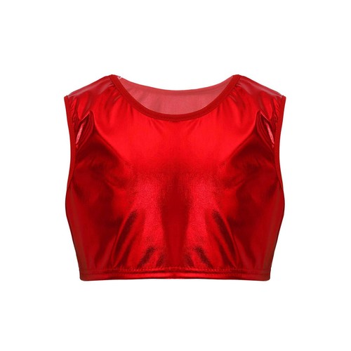 Kids Boys Crop Top Cosplay Vest Hip-Hop Waistcoat Party Tops Theater Blouse Tee - Picture 75 of 83