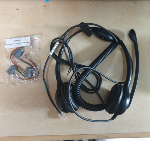 Wantek A602 Casque téléphonique pro RJ9 micro antibruit pour téléphone bureau - Afbeelding 2 van 4