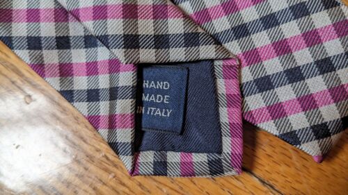 Cravatta collo uomo vintage POLO RALPH LAUREN in seta Made in Italy - Foto 3 di 6