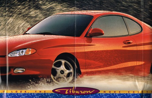 Hyundai Accent 1997/Sonata/Folleto Elantra/Folleto con póster de Tiburon - Imagen 3 de 3