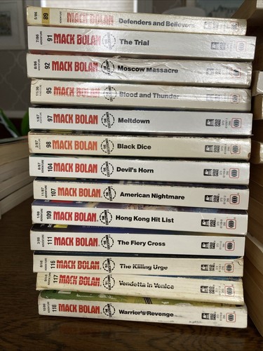 Don Pendleton THE EXECUTIONER with MACK BOLAN, 52 PB Books, #’s in description - Picture 2 of 4