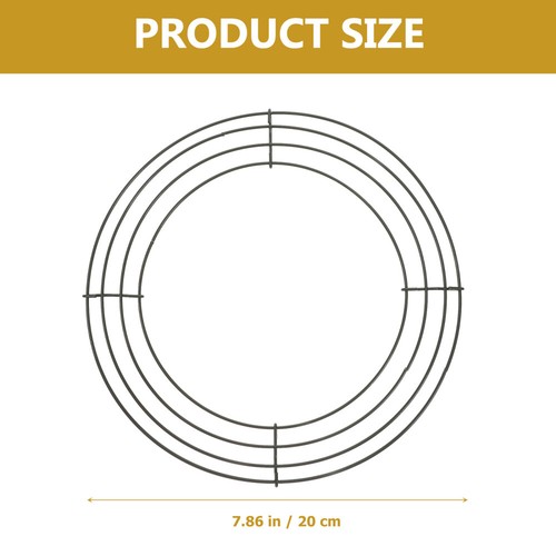 2pcs Wreath Form Backdrop Stand Flower Wreath Ring Stand Circle Home Decoration - Bild 2 von 11