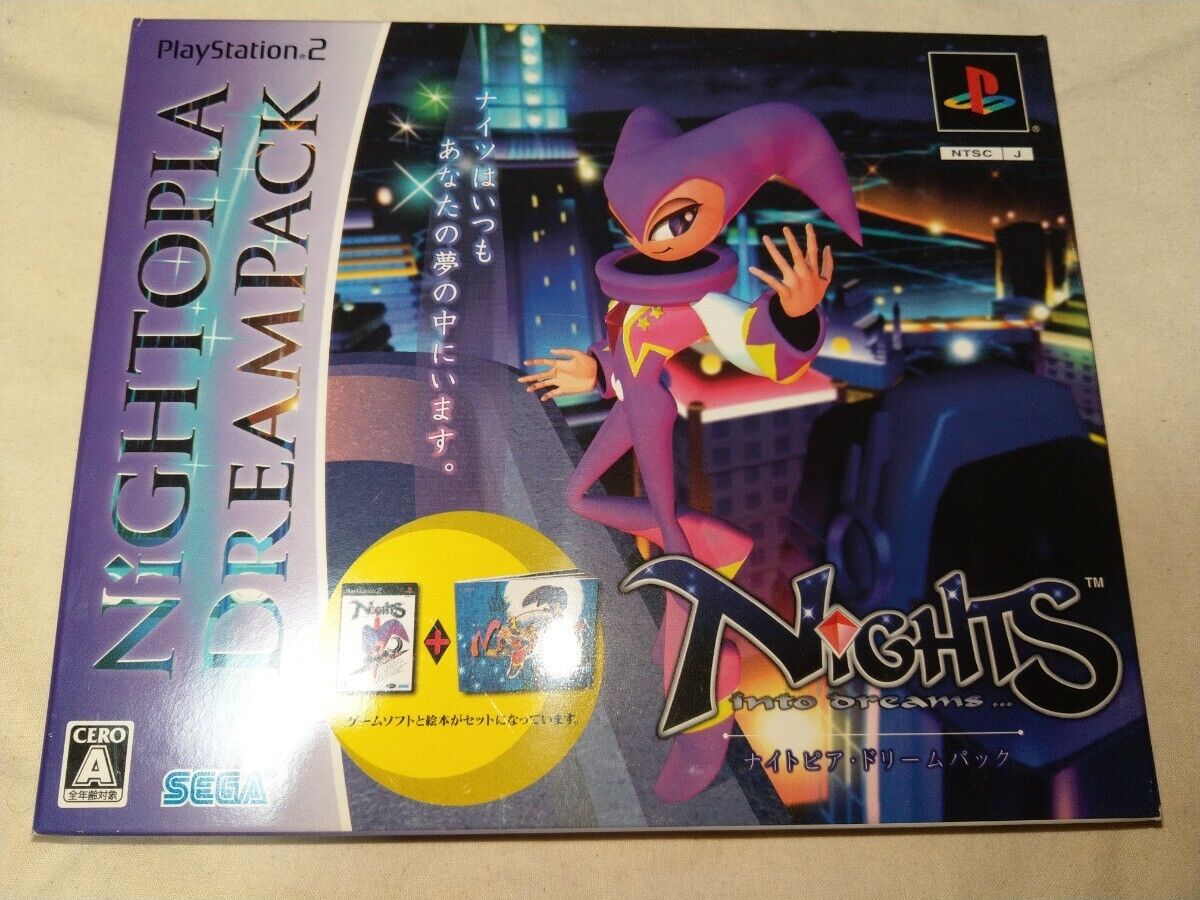 PlayStation 2 Nights Nights PS2 play station Game NiGHTOPIA PlayStation 2 Nights Nights PS2 play station Game NiGHTOPIA