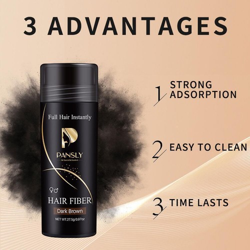 Haarfasern Keratin Verdickungsspray Haaraufbaufasern T6C4 Sofort 9CD3 J6U1 - Picture 6 of 10