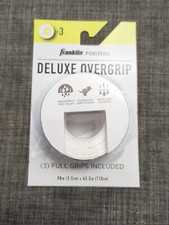 Franklin Sports Pickleball Deluxe OverGrip Tape Ben Johns White