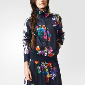 adidas floral burst jacket