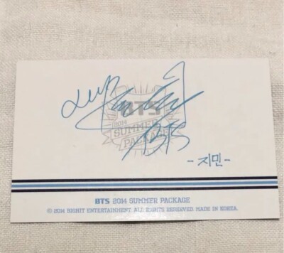 【レア】BTS 2014 SUMMER PACKAGEセット トレカJIMIN BTS Jimin Photocard Official Summer Package 2014 Photo Card