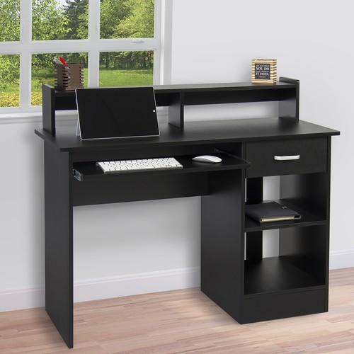Computer Desk Writing Table Home Office Corner Laptop Study Table With Drawer - Picture 9 of 10