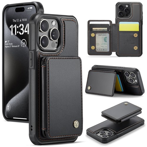 For iPhone 16 Pro Max 16 Pro 16 Plus Wallet Case with RFID Blocking Kickstand - Picture 15 of 15